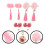 2 Sets/6 Kinder Quasten Haarspange Haarclip 9
