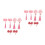 2 Sets/6 Kinder Quasten Haarspange Haarclip 3