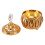 3 Geschnitzter Räucherstäbchenhalter Aromatherapie (Gold) 1