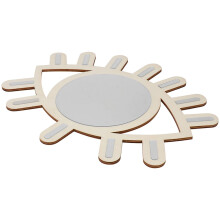 2Stk Stilvoller Wandspiegel Khaki Augendesign Nordic Makeup Mirror