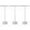 3Stk Earring Storage Rack Schmuckhalter Silber Für Shop 4