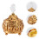 3 Geschnitzter Räucherstäbchenhalter Aromatherapie (Gold) 11