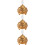 3 Geschnitzter Räucherstäbchenhalter Aromatherapie (Gold) 6