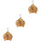 3 Geschnitzter Räucherstäbchenhalter Aromatherapie (Gold) 9