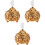 3 Geschnitzter Räucherstäbchenhalter Aromatherapie (Gold) 4