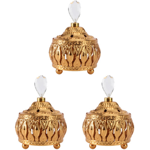3 Geschnitzter Räucherstäbchenhalter Aromatherapie (Gold) 2