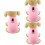 3Stk Plüsch Haustier Jacke Welpen Xs Pink 6