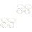 4 Teile Fußkettchen Elastische Schmuck 3