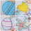 3 Stk. Ostern Tischset Party-Tischsets Hasen-Tischset -Ei-Set 7