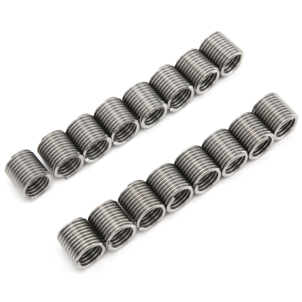 High-Strength 50Pcs Thread Inserts M8x1.25 For Efficient Hole Repair 9341359674469