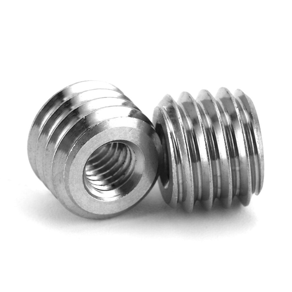 Stainless Steel M4x0.7 To M8x1.25 Aviation Reducing Nuts 10 Pack 6911359674351