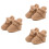 3 Paar Baby Schuhe Sneaker Plüsch Vorläufer Anti 7