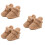 3 Paar Baby Schuhe Sneaker Plüsch Vorläufer Anti 8
