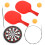 1 Set Tischtennisgerät Elastische Ausrüstung Trainingskit 6