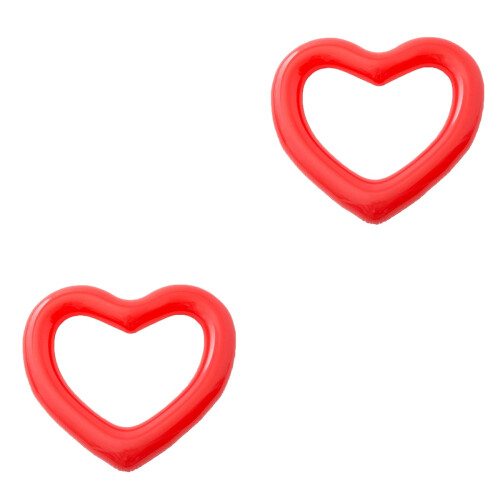 2 Unidades Anillo De Natación Corazón Ecológico 2