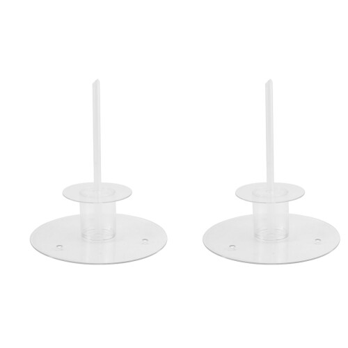 2 Unidades Soportes Base Para Pasteles Transparentes 1