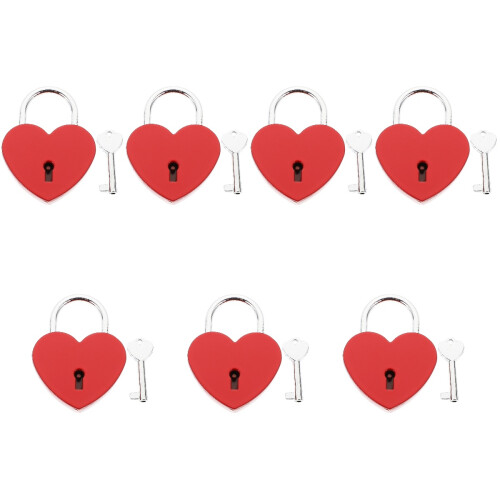 7 Unidades Zinc Mini Corazón Antioxidante 2