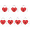 7 Unidades Zinc Mini Corazón Antioxidante 2