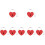 7 Unidades Zinc Mini Corazón Antioxidante 4