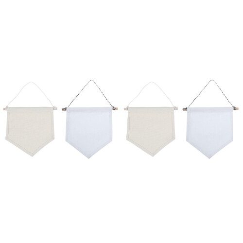 4 Unidades Lápiz Display Pennant Lienzo Para Pared 1