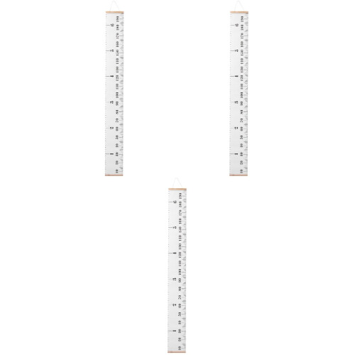 3 Sets Removable Wall Hanging Measurement Growth Chart For Home Decor 2