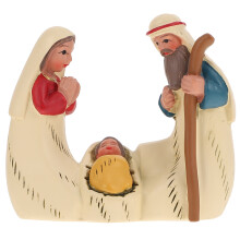 3 Stuks Miniature Heilige Kerststal Figuur Tafeldecoratie
