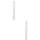 2 Sets Removable Wall Hanging Measurement Growth Chart For Home Decor 7