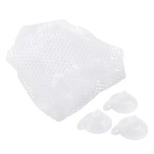 3 Pcs Toy Storage Net For Kids Simple Organizer (White 140*100*100cm)