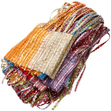 3Pcs Thread Curtain Colorful Tassel Valance For Window Door Divider