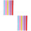20 Sheets Photo Corner Stickers 102 Trunks Rainbow 6