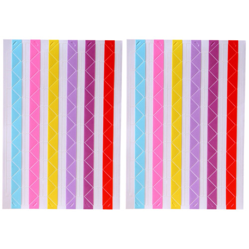20 Sheets Photo Corner Stickers 102 Trunks Rainbow 1