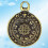 2 Pezzi Collana Religiosa in Rame con Pendente 10