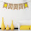 3 Pezzi In Juta A Tema Con Per Primo Compleanno 10
