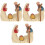 3 Pcs Miniature Nativity Figurine Tabletop Decoration 9