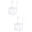 2Pcs Transparent Acrylic Aquarium Breeding Isolation Box 7