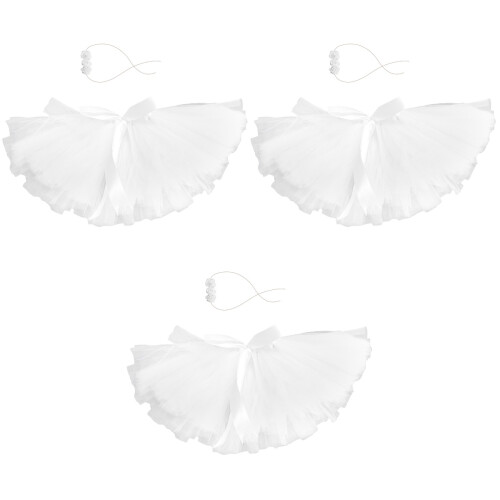 3 Pezzi in Tulle per con e Cerchietto 2