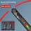 X1 Dual Mode Non-Contact Voltage Tester, Multimeter, LED Flashlight 12