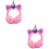 2 Pezzi Paraurti In Per Ragazze Rosa 6