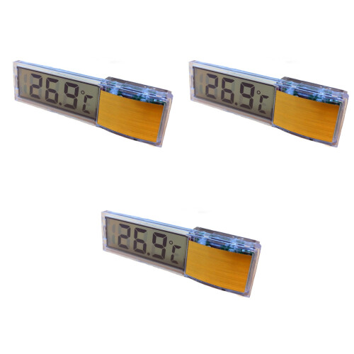 3Pcs Multi Aquarium Water Temperature Meter LCD Digital Thermometer 2