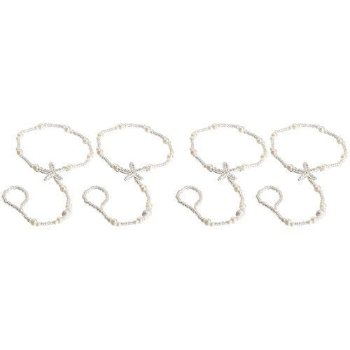 4 Pezzi Cavigliere Decorativo Per Sposa 1