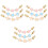 9 Dames Trui Clips Legering Ster Dubbelzijdig Drie Kleuren 3