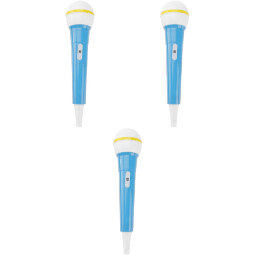 3 Stuks Plastic Kindermicrofoon Muzikaal Speelgoed Voor Feest 2