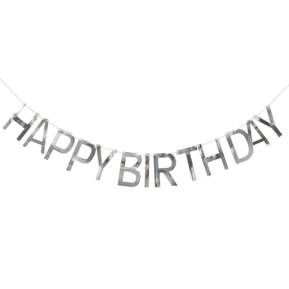 3 Sztuki Transparent Na ŚCianę WesołYch Urodzin Brokatny Literki-image