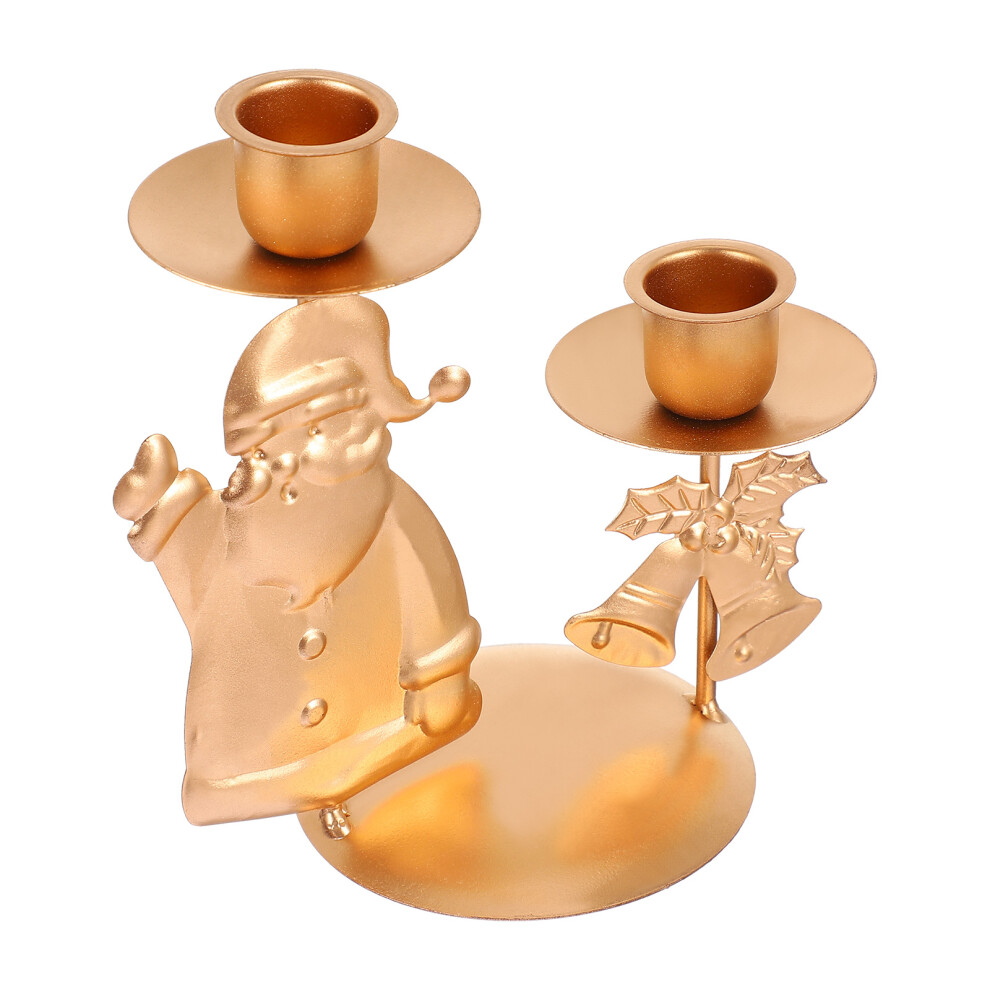 4Szt ZłOte ŻElazne ŚWieczniki Proste I WytrzymałE Domowe-image