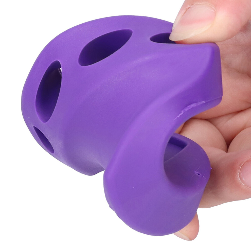 Purple Silicone Tattoo Pigment Rack Reusable Washable Microblading Ink Holder