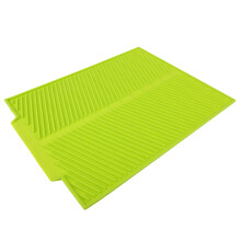 Tappetino asciugapiatti in silicone resistente al calore per piano di lavoro, tappetino ecologico sicuro per temperature estreme, design con