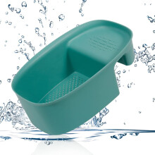 Materiali di alta qualità per uso alimentare, cestello scolapiatti con pratica funzione di contenitore per le esigenze quotidiane in cucina.