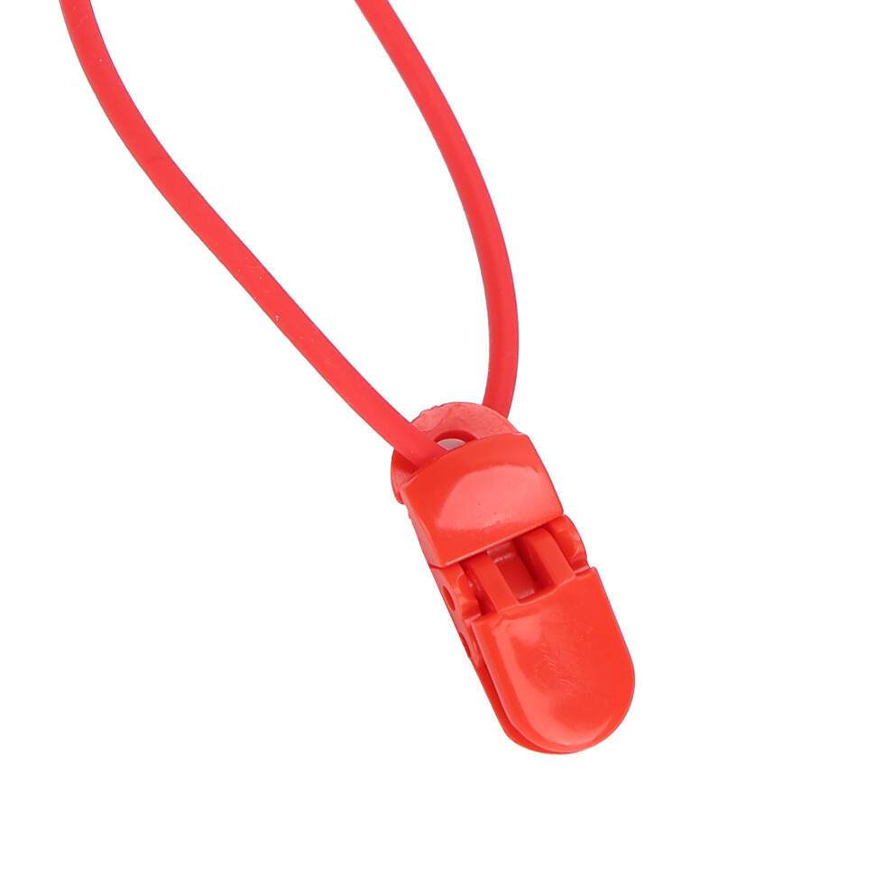 Silicone Hearing Aid Anti-Loss Lanyard for Children, 30cm, Red