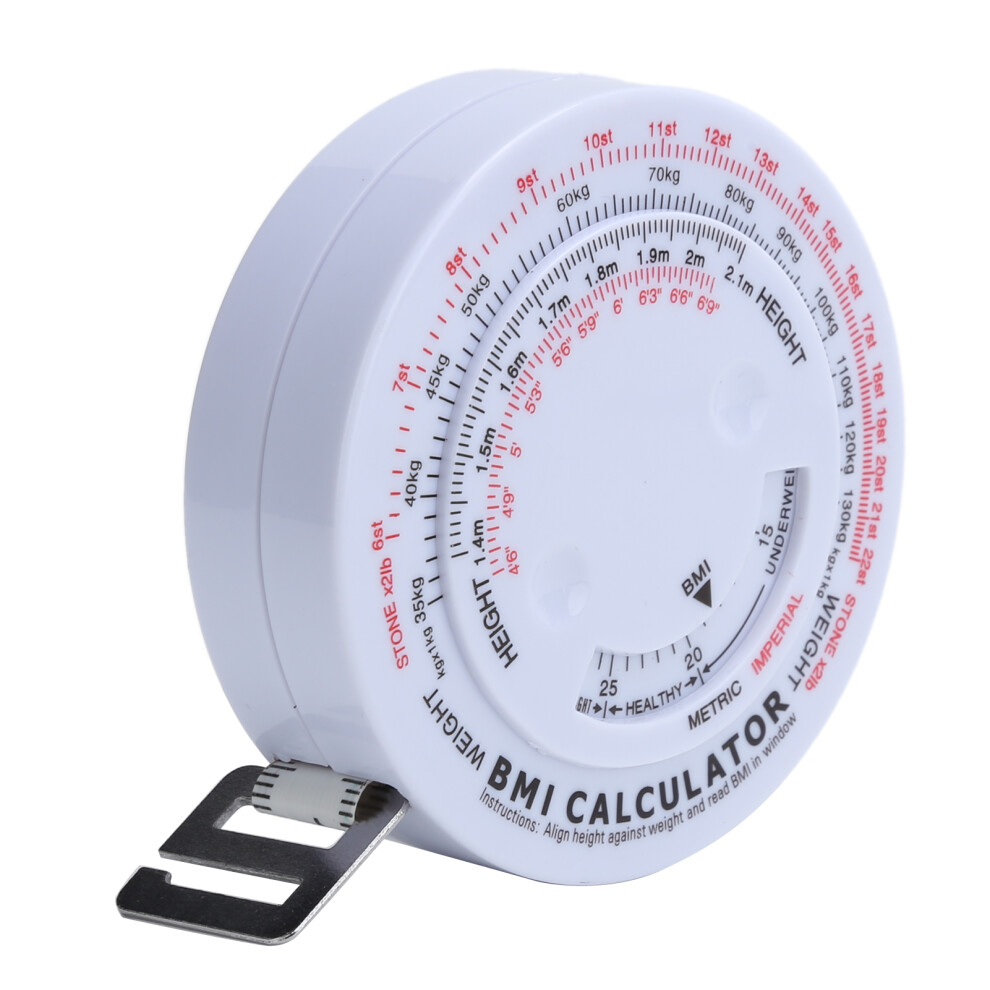 150cm Body Measurement & Fat Caliper Tool for Weight Loss & Body Fitness