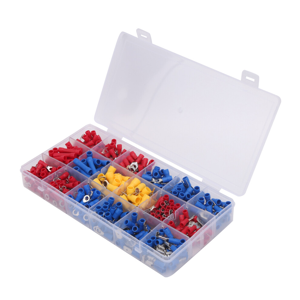520Pcs Wire Connector Pack Cold Pressed Terminals Electrical Industrial Tools 7651359684781